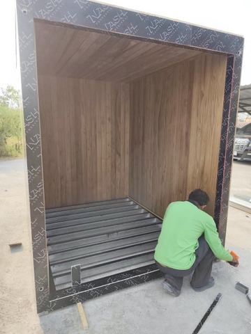 Indoor teak sauna in Hua Hin