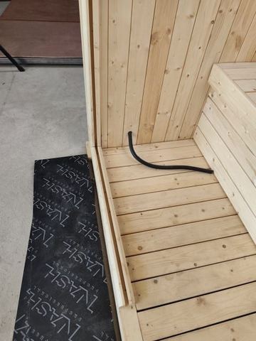 outdoor Pine sauna in Chiang Mai