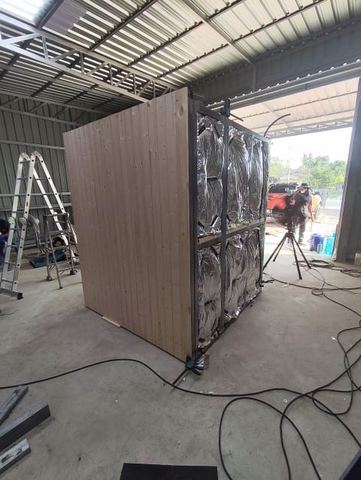 outdoor Pine sauna in Chiang Mai
