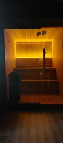 Indoor/Outdoor Teak sauna in Hua Hin