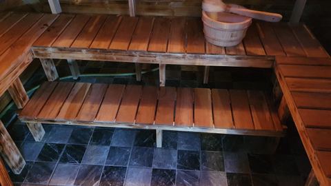 Mixed Mixed wood sauna in All over