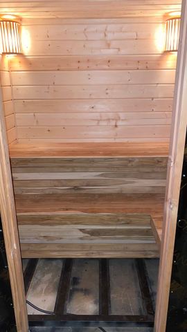 Mixed Mixed wood sauna in All over
