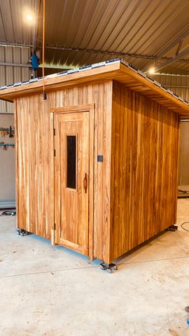 Mixed Mixed wood sauna in All over