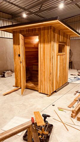 Mixed Mixed wood sauna in All over