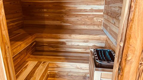Mixed Mixed wood sauna in All over