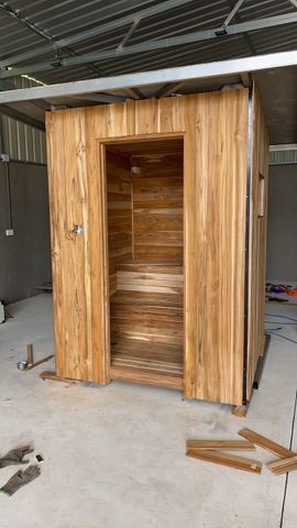 Mixed Mixed wood sauna in All over