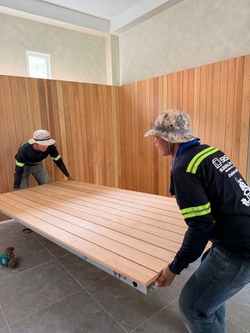 Indoor Red Cedar sauna in Bangkok
