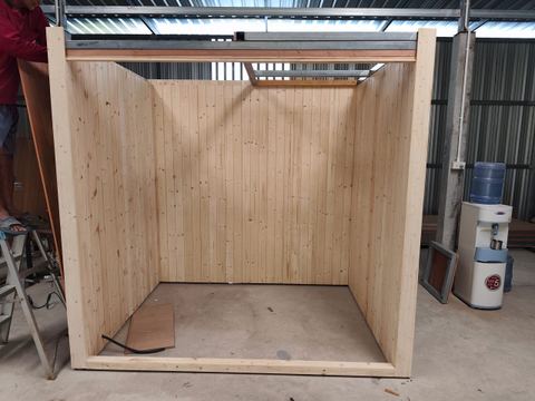 Indoor  Pine sauna in Bang Saen