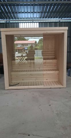 Indoor  Pine sauna in Bang Saen