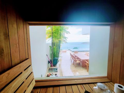 Indoor Teak sauna in Koh Samui
