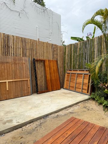 Outdoor Teak sauna in Bangkok