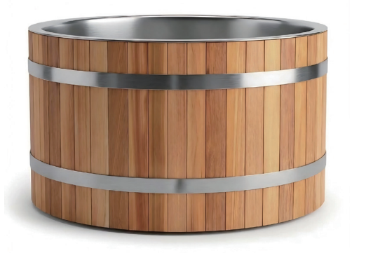 Oval Ice Bath │ Red Cedar and Stainless Steel — Ice Baths