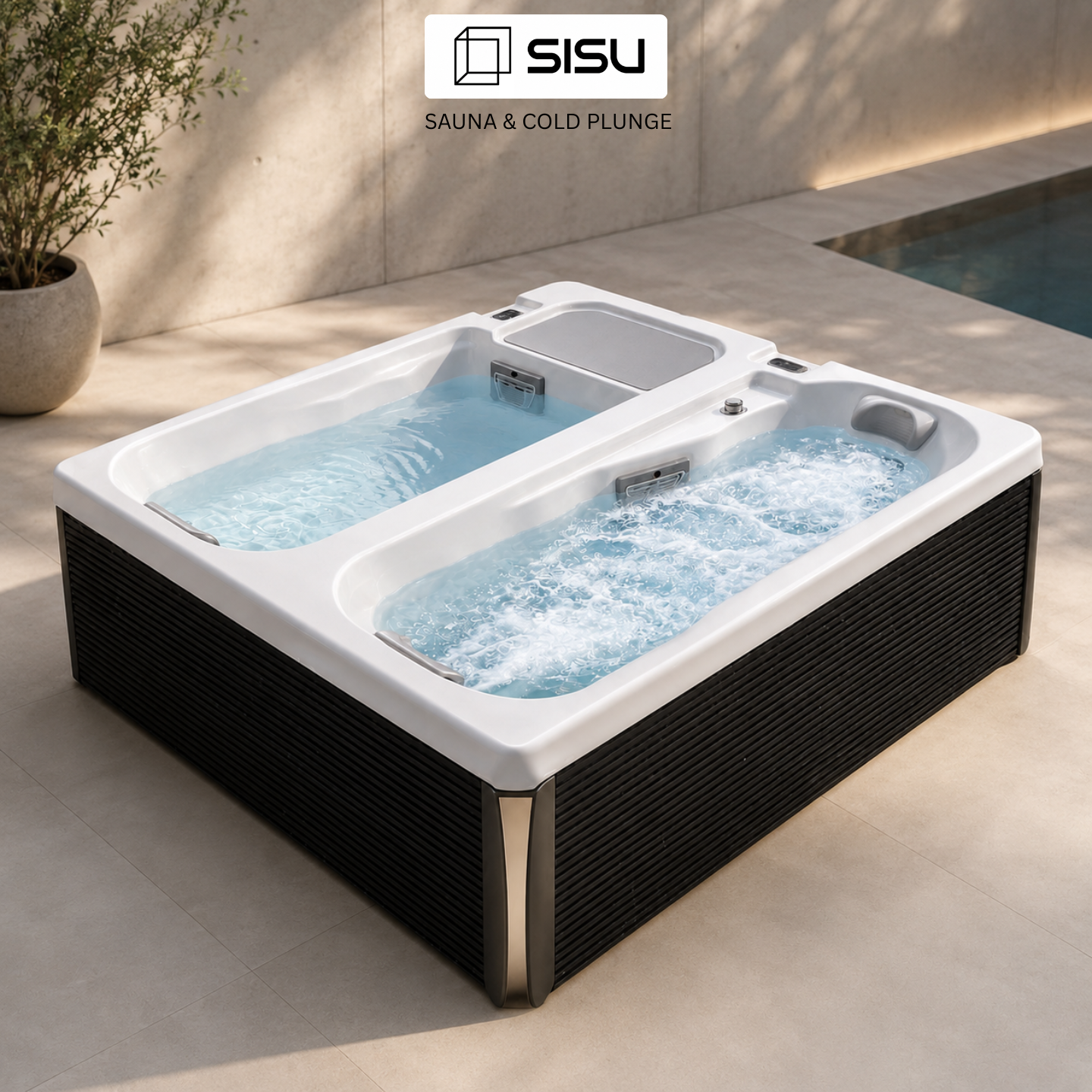 2 Person All-In-One Duo Cold & Hot Baths + Chiller