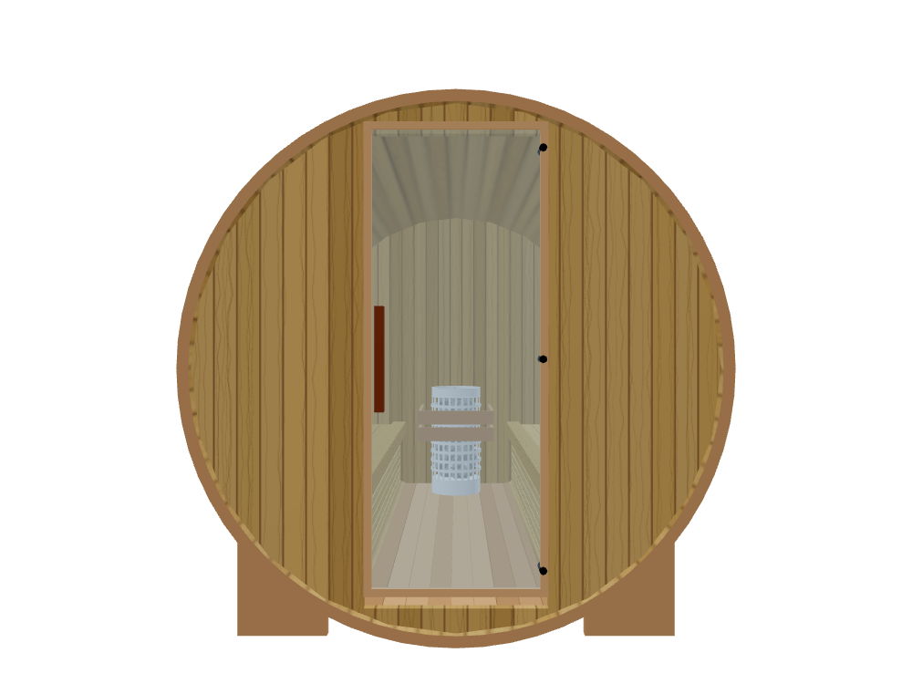 Barrel — 6-8 Person — Wood Back