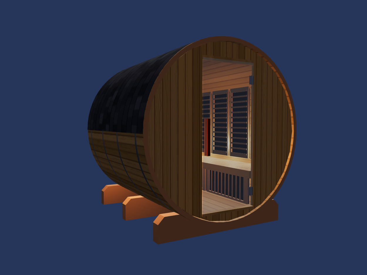 Barrel — Medium — ½ Glass Back — Infrared — Night