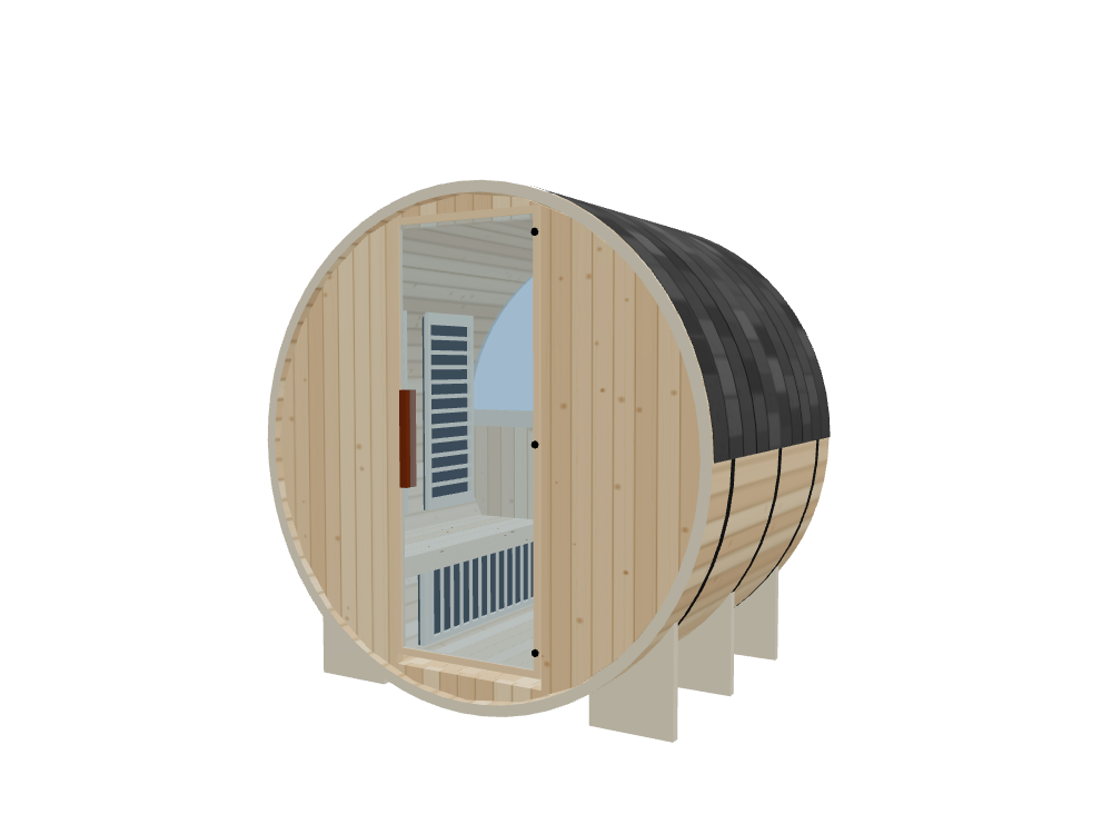 Barrel — Small — ½ Glass Back — Infrared — Right angle