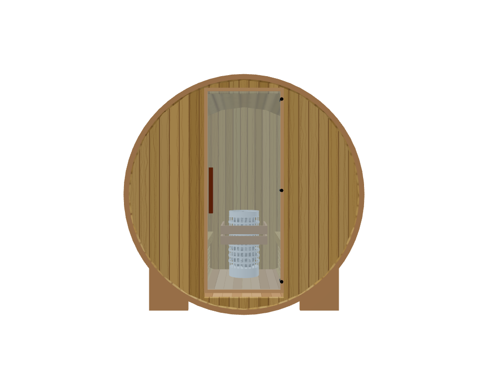 Barrel — 2 Person — Wood Back