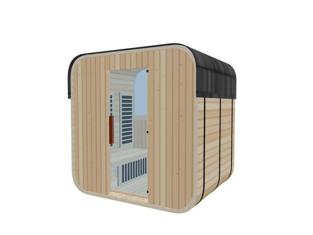 Cube — Small — ½ Glass Back — Infrared — Right angle