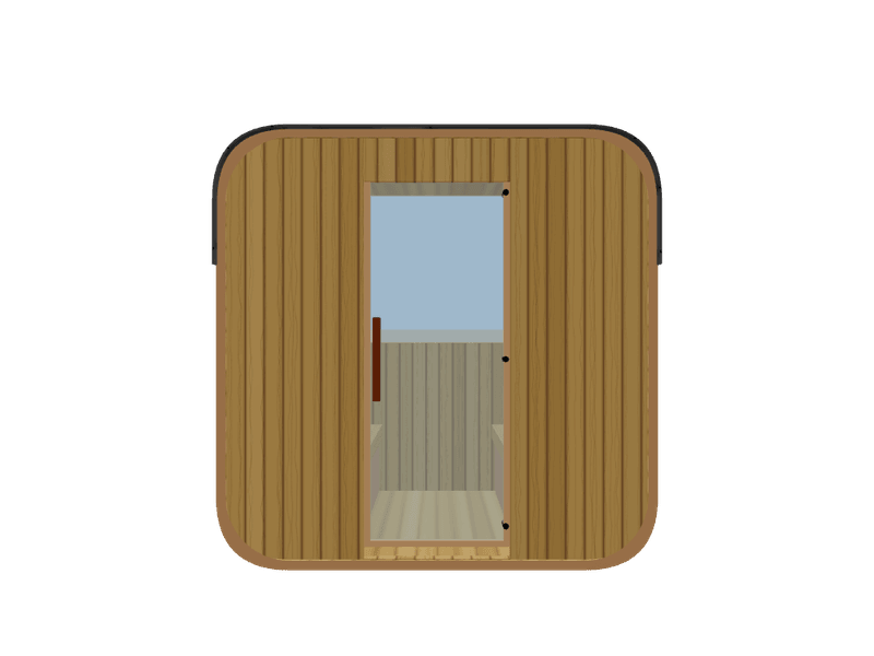 Cube — Small — ½ Glass Back — Infrared