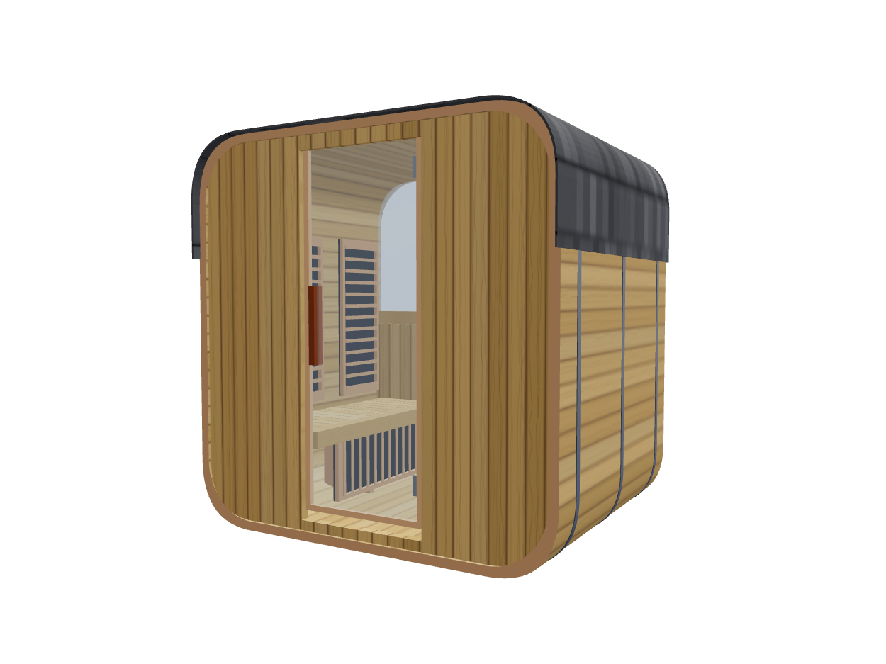 Cube — Small — ½ Glass Back — Infrared — Right angle