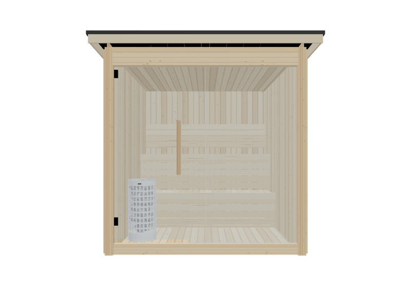 Fah — Medium — Glass Front — Stone Heater