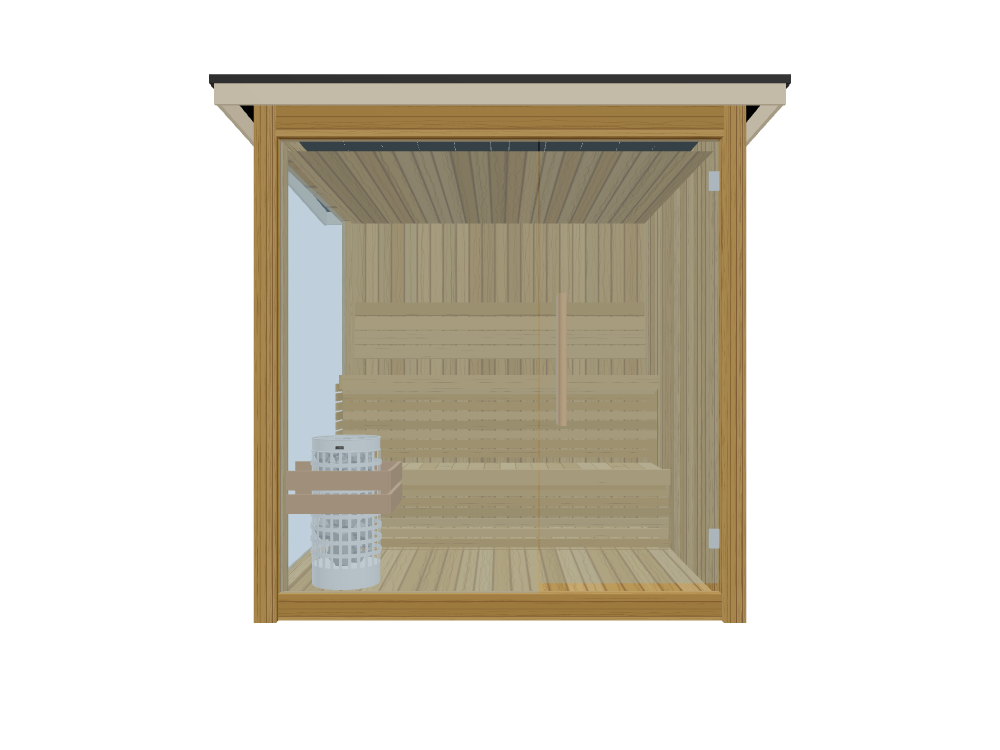 Fah — 4 Person — Glass Front + Left Side