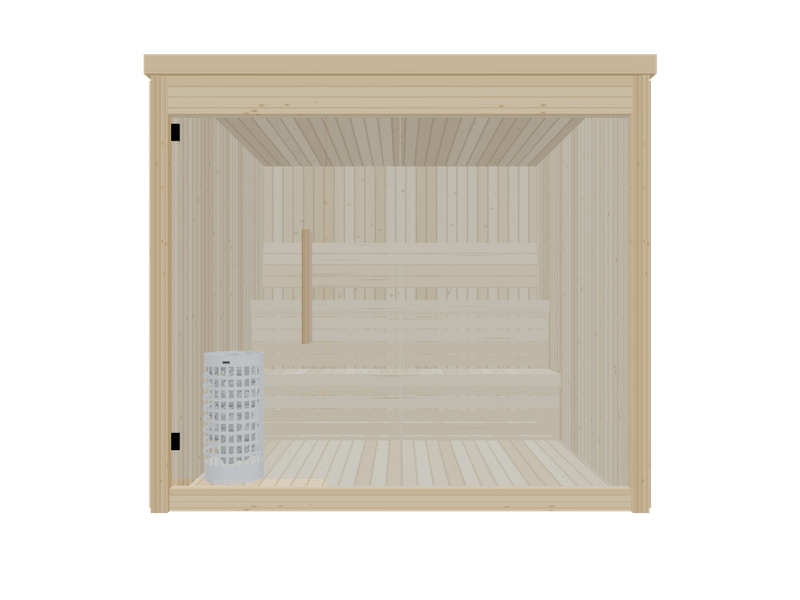 Narak — Large — Glass Front — Stone Heater
